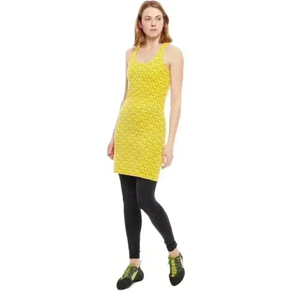 RAB Women's 10 Trance Sport Dress Green Sheen Climbing Hiking Athletic Built Bra